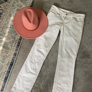 Tory Burch White Super Skinny Jeans